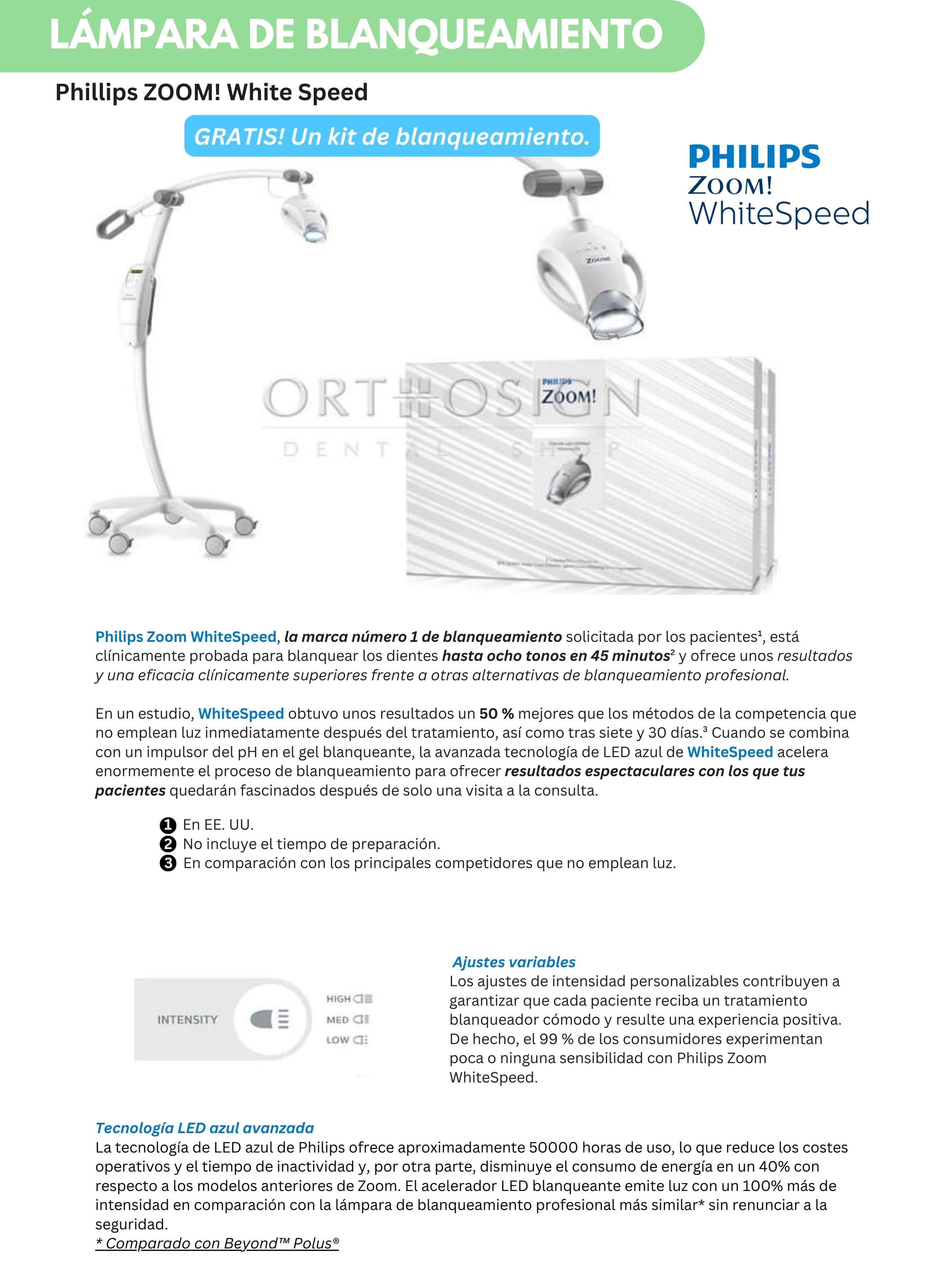 Lámpara de Blanqueamiento Phillips ZOOM! White Speed Orthosign